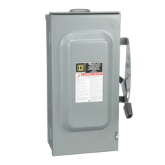 SCHNEIDER ELECTRIC Square D DU323RB Safety Switch Non-Fusible 3P 240V 100A NEMA 3R