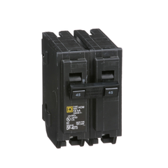SCHNEIDER ELECTRIC Square D HOM245 Miniature Circuit Breaker 120/240 Volt 45 Amp