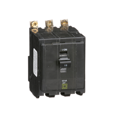 SCHNEIDER ELECTRIC Square D QOB315 Miniature Circuit Breaker 15A 240V 3Ph Bolt-On