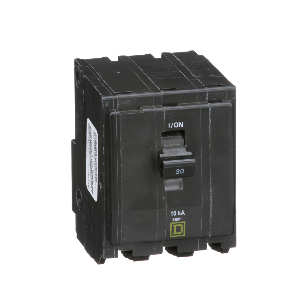 SCHNEIDER ELECTRIC Square D QO330 Miniature Circuit Breaker 30A 240V 3Ph Plug-In