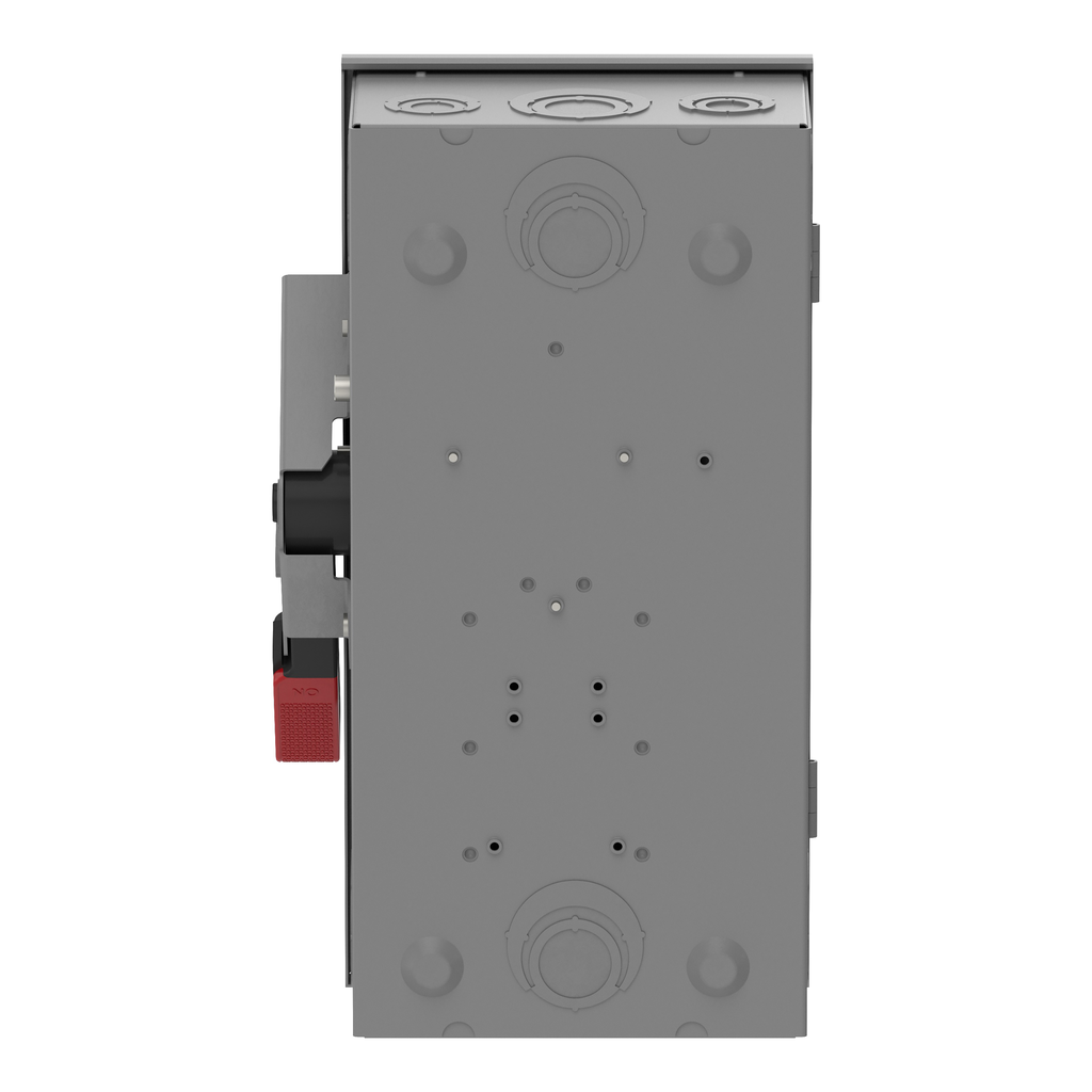 SCHNEIDER ELECTRIC Square D VH362N Safety Switch, Heavy Duty, Fused, Viewing Window, Type 1, 600V, 60A, 3 Pole, Neutral Installed