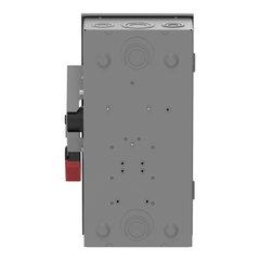 SCHNEIDER ELECTRIC Square D VH362N Safety Switch, Heavy Duty, Fused, Viewing Window, Type 1, 600V, 60A, 3 Pole, Neutral Installed