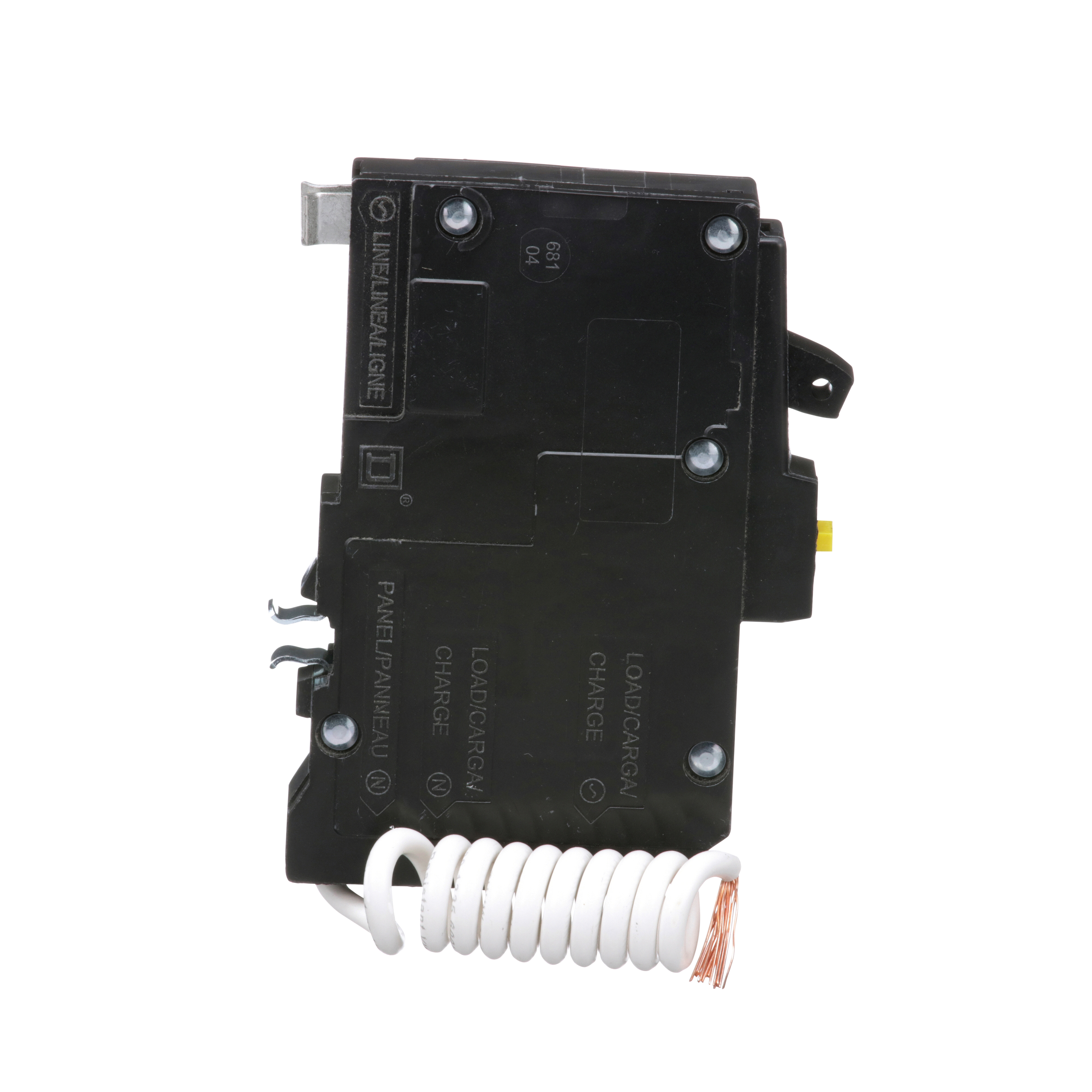 SCHNEIDER ELECTRIC Square D QO115GFI Miniature Circuit Breaker w/GFI 15A 120V 1Ph 1P, Plug-On