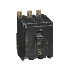 SCHNEIDER ELECTRIC Square D QOB315VH Miniature Circuit Breaker 15 Amp 120/240V