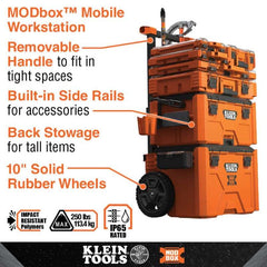 KLEIN TOOLS Klein Tools 54809MB MODbox Short Component Box Half Width