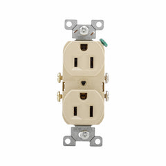 HUBBELL WIRING Hubbell Wiring Device-Kellems CR15I 15A 125V Duplex Receptacle, Commercial Spec Grade - Ivory