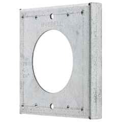 HUBBELL WIRING Hubbell Wiring Device-Kellems HBL50SC 4 Inch Square 50 Amp Locking Opening Box Cover