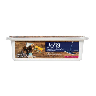 BONA Bona Kemi Usa Inc AX0003506 Wet Cleaning Pads 12 Pack