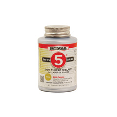 RECTORSEAL RectorSeal 25633 No. 5 Premium Pipe Thread Sealant - 1/4 Pint Brush Top - Case of 12