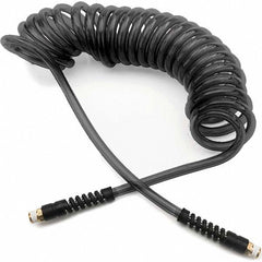 PARKER Parker 95UFS64BLK025 Coiled Air Hose 1/4 in Id 25 Ft Black