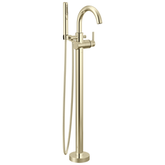 DELTA FAUCET Delta T4759-PNFL Trinsic Floor Mount Tub Filler Trim with Hand Shower