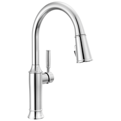 DELTA FAUCET Delta 9184-PR-DST Renaldi Single Handle Pull-Down Kitchen Faucet 1.8 GPM