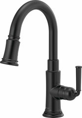 DELTA FAUCET Brizo 63974LF-BL Rook Single-Handle Pull-down Prep Faucet 1.8 GPM