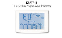 KING ELECTRIC King Electric KRF-B-KIT RF Thermostat Kit With Prog BP Thermostat, E Heat Relay & HP Relay