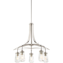MINKA Minka 3305-84 Poleis 5 Light Chandelier 60 Watts
