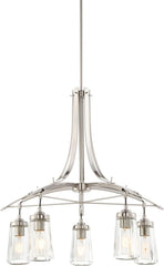 MINKA Minka 3305-84 Poleis 5 Light Chandelier 60 Watts