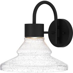 QUOIZEL Quoizel FLX8412MBK Felix LED 12 Inch Outdoor Wall Lantern 9W