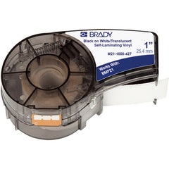 BRADY Brady 110928 Vinyl Label Maker Labels Translucent White