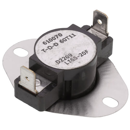 SUPCO Supco L165-20F L-Series Snap-Action SPST Limit Control Thermostat