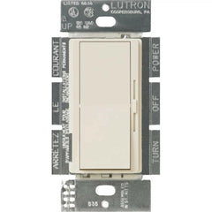 LUTRON Lutron DVSTV-LA Diva Dimmer - Light Almond, Single-Pole/3-Way, 120-277V, 8A