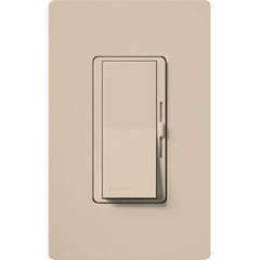 LUTRON Lutron DVSTV-LA Diva Dimmer - Light Almond, Single-Pole/3-Way, 120-277V, 8A