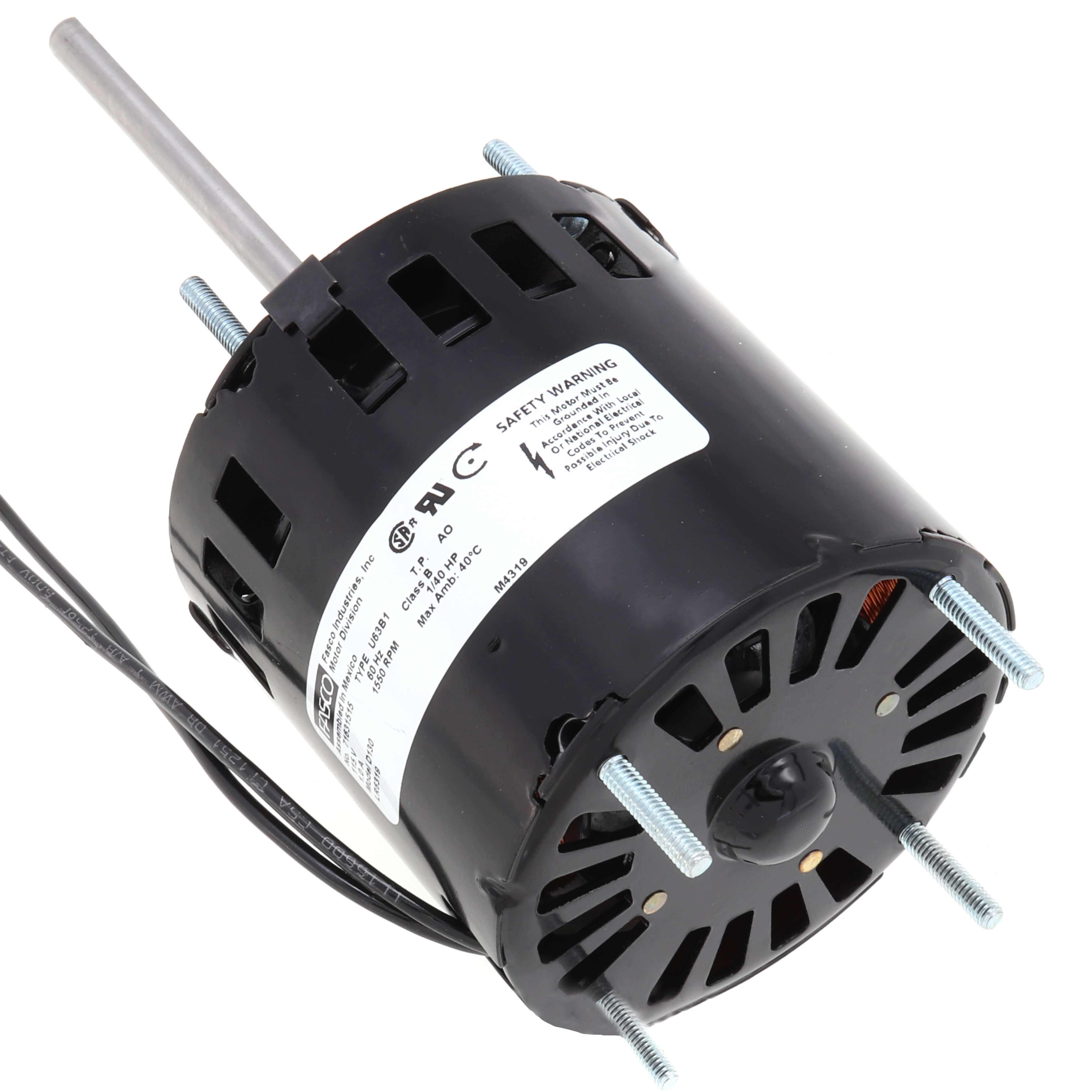 FASCO FASCO D130 Motor 1/40 HP 3 3/8 Diameter