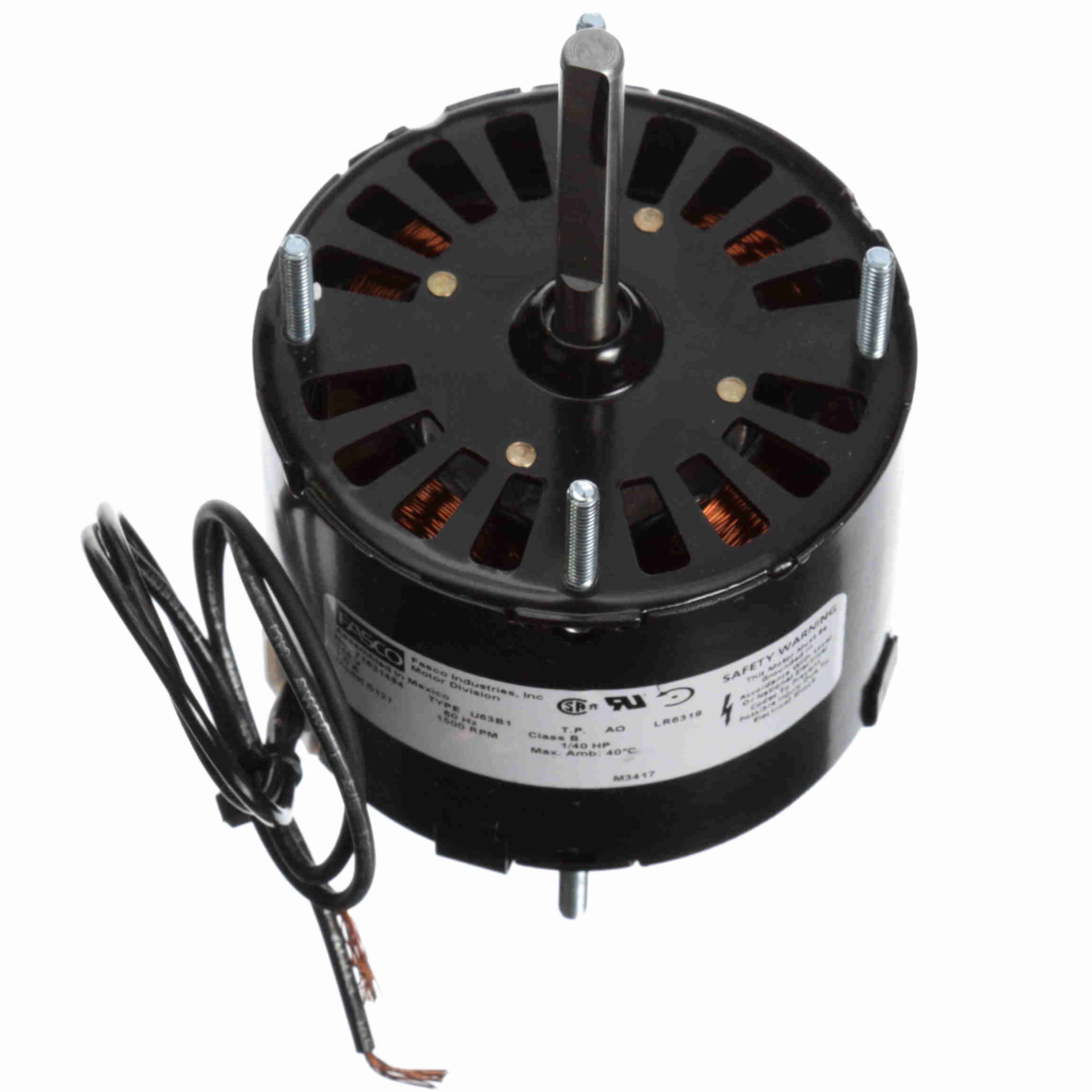 FASCO Fasco D127 General Purpose Motor 1/40 HP 3.3 Inches