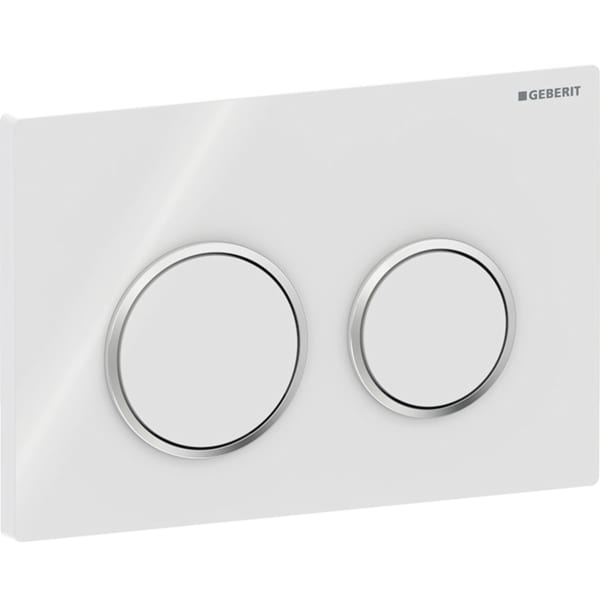 Geberit Geberit 115.085.11.1 Omega20 Actuator Plate, Round, Dual Flush
