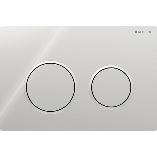 Geberit Geberit 115.085.11.1 Omega20 Actuator Plate, Round, Dual Flush