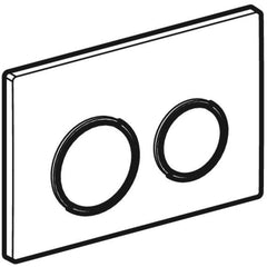 Geberit Geberit 115.085.11.1 Omega20 Actuator Plate, Round, Dual Flush