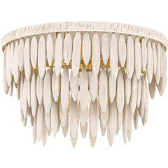 MITZI Mitzi H805501-AGB/TCR Tiffany 1 Light 18.25 Inch Semi Flush Ceiling Light