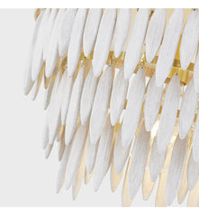 MITZI Mitzi H805501-AGB/TCR Tiffany 1 Light 18.25 Inch Semi Flush Ceiling Light