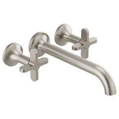 DELTA FAUCET Delta T70475-BN Brizo Odin Two-Handle Wall-Mount Tub Faucet Trim 9.3 GPM Less Handles