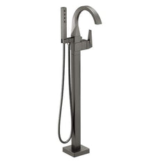 DELTA FAUCET Delta T4759-PNFL Trinsic Floor Mount Tub Filler Trim with Hand Shower