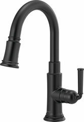 DELTA FAUCET Brizo 63974LF-BL Rook Single-Handle Pull-down Prep Faucet 1.8 GPM