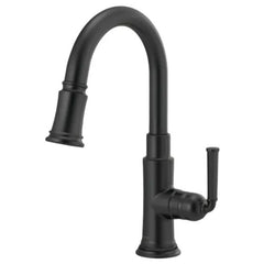 DELTA FAUCET Brizo 63974LF-BL Rook Single-Handle Pull-down Prep Faucet 1.8 GPM