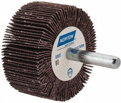 NORTON Norton 63642502601 Mounted Flap Wheel 80 Grit Aluminum Oxide