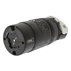 HUBBELL WIRING Hubbell Wiring Device-Kellems HBL21414B HWD Grounding Heavy Duty Cord Mount Locking Connector 600 VAC/250 VDC 20/30 A