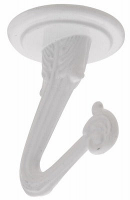 NATIONAL HARDWARE National Mfg N249-573 Swag Hook 1.5 in White 2 Pack