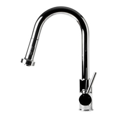ALFI Alfi ABKF3262-PC Sensor Gooseneck Pull Down Kitchen Faucet