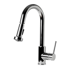 ALFI Alfi ABKF3262-PC Sensor Gooseneck Pull Down Kitchen Faucet