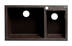 ALFI ALFI AB3319DI-C Double Bowl Drop In Granite Composite Kitchen Sink