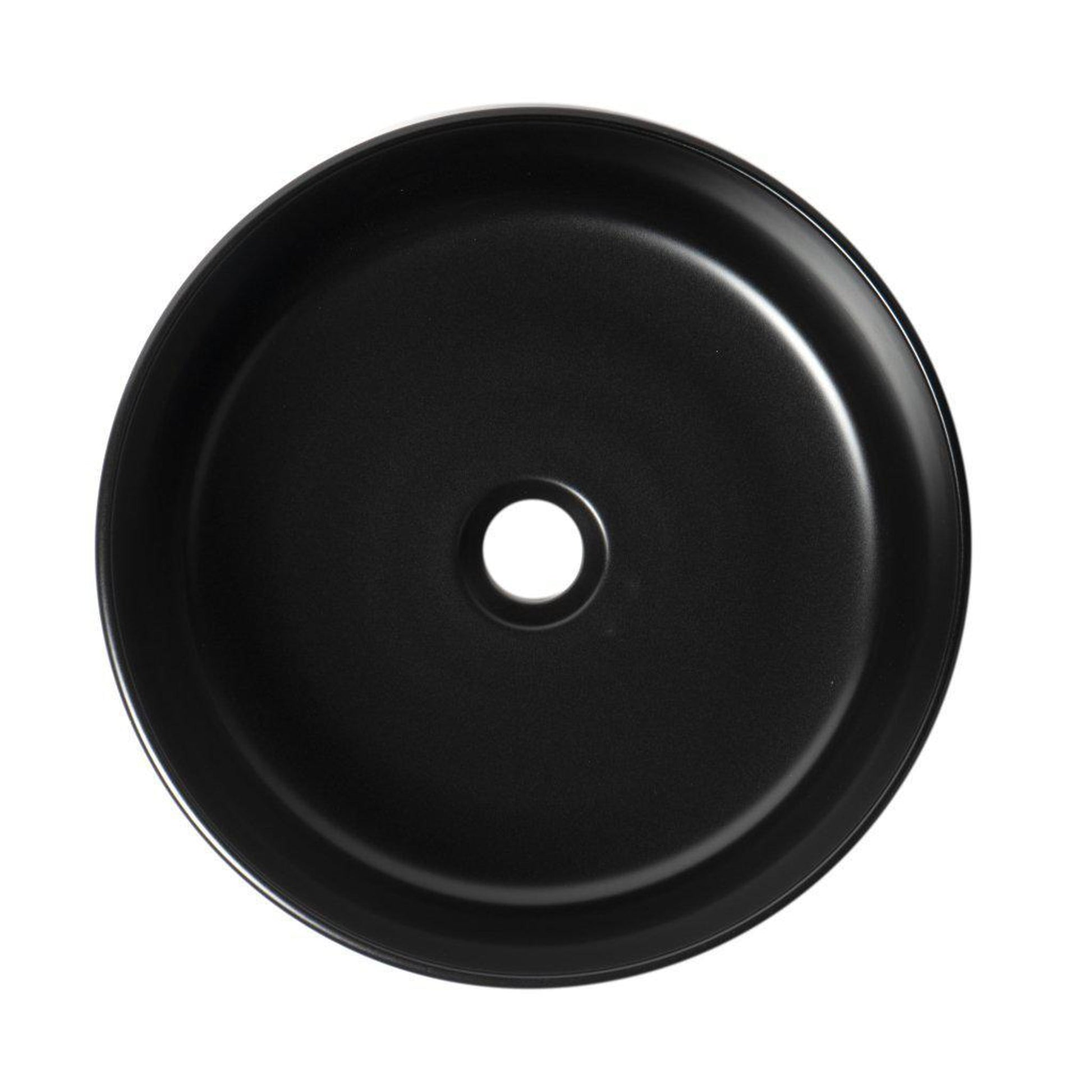 ALFI ALFI ABC907-BM 15-1/2 inches Circular Porcelain Vessel Bathroom Sink