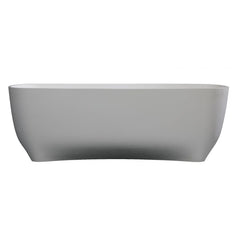 ALFI ALFI AB9980 White Matte Solid Surface Resin Bathtub