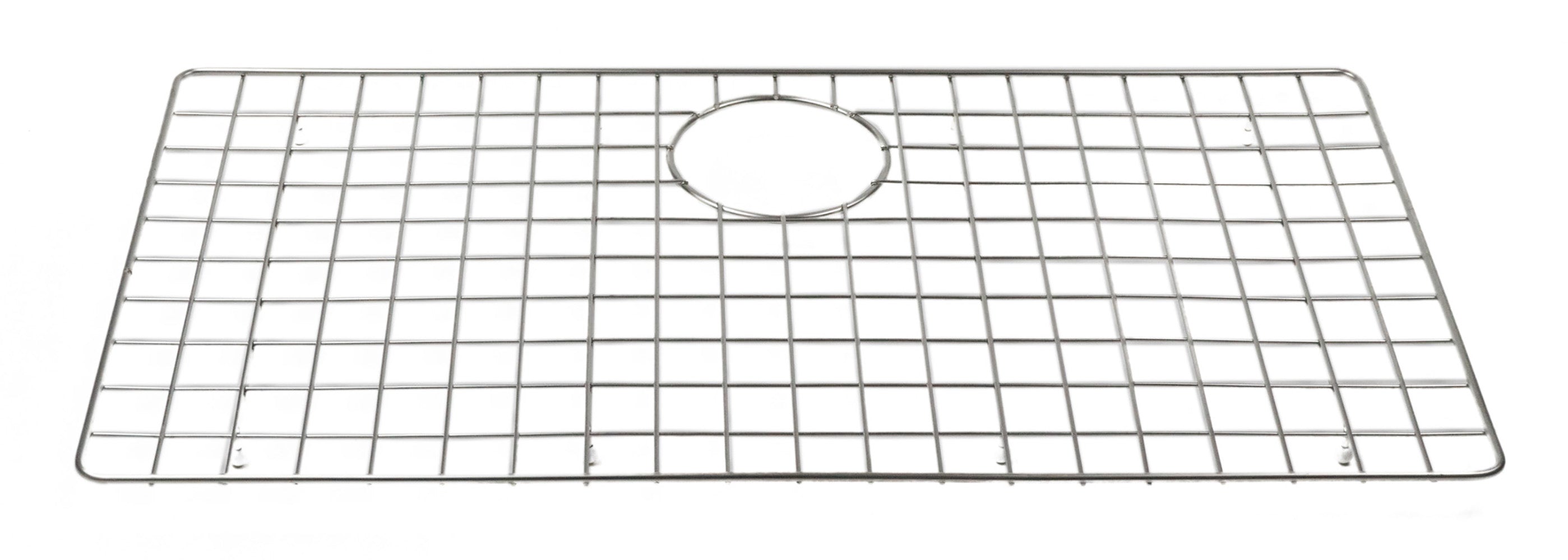 ALFI ALFI ABGR3322 GRIDS 14.17-in x 26.77-in Back center Drain Stainless steel