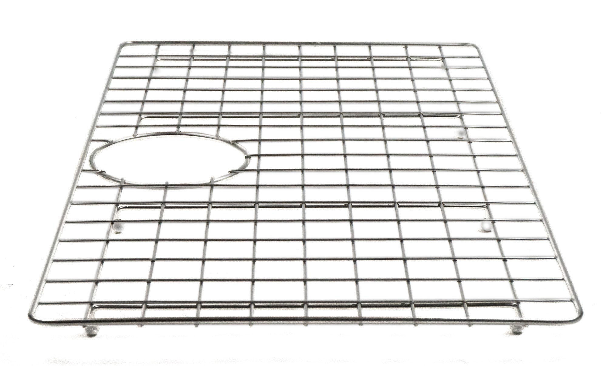 ALFI ALFI ABGR3322 GRIDS 14.17-in x 26.77-in Back center Drain Stainless steel