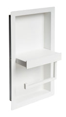 ALFI Alfi ABTPNC88-W Recessed Toilet Paper Holder Niche