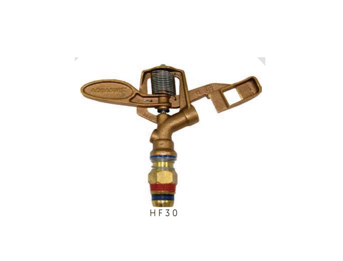 Aquaburst Aquaburst HF30 Aqua Burst Heavy Duty 3/4 Inches Brass Impact Sprinkler
