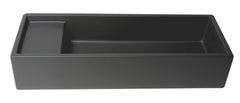 ALFI ALFI AB39TRBM Bathroom Sink 39 inches Black Matte