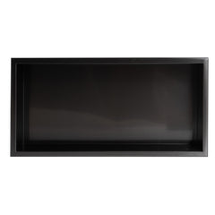 ALFI ALFI ABNP2412-BB brand ABNP2412 24 inches x 12 inches Stainless Steel Horizontal Single Shelf Shower Niche